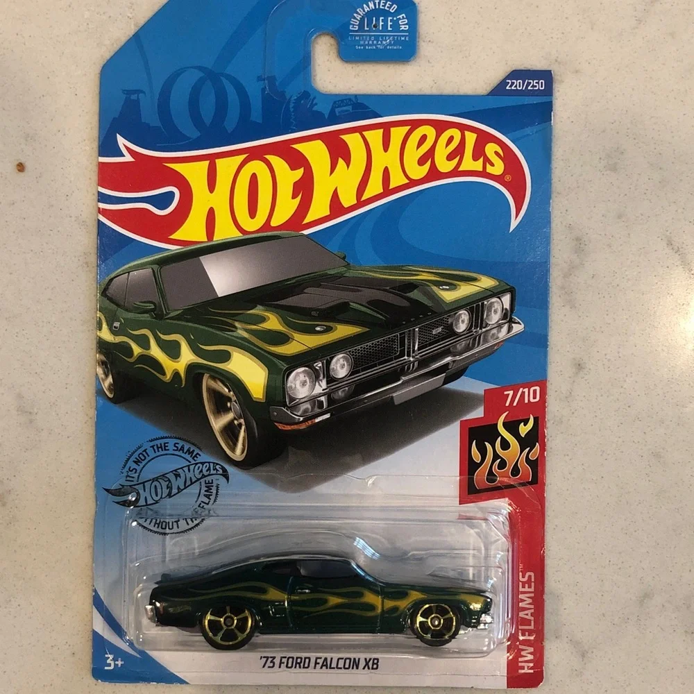 Mattel Hot Wheels '73 Ford Falcon XB - Green and Black